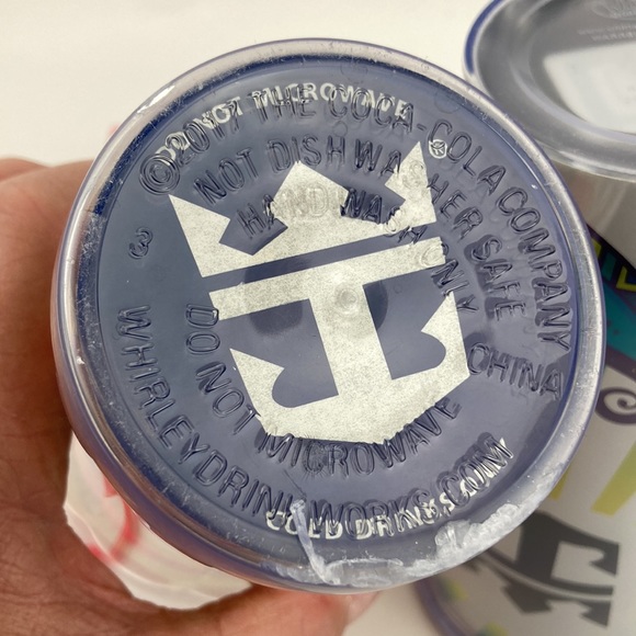 Whirley Royal Caribbean Cruise/Coca-Cola Insulated Tumblers set of 2 - Picture 14 of 16